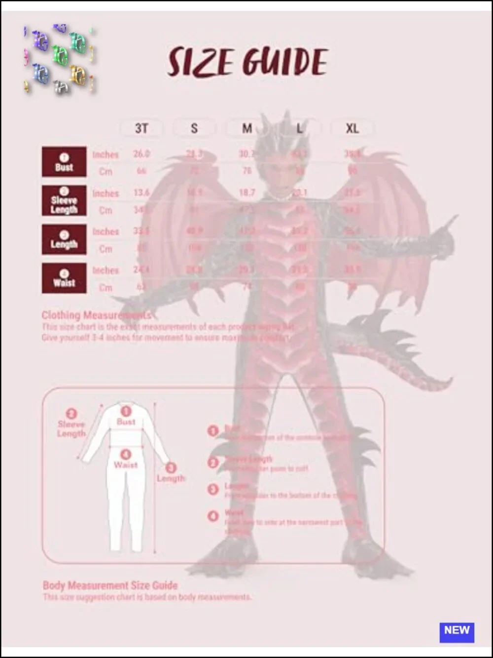 Kids Dragon Costume Boys Halloween Deluxe Set Mask Wings Jumpsuit Gloves Tail